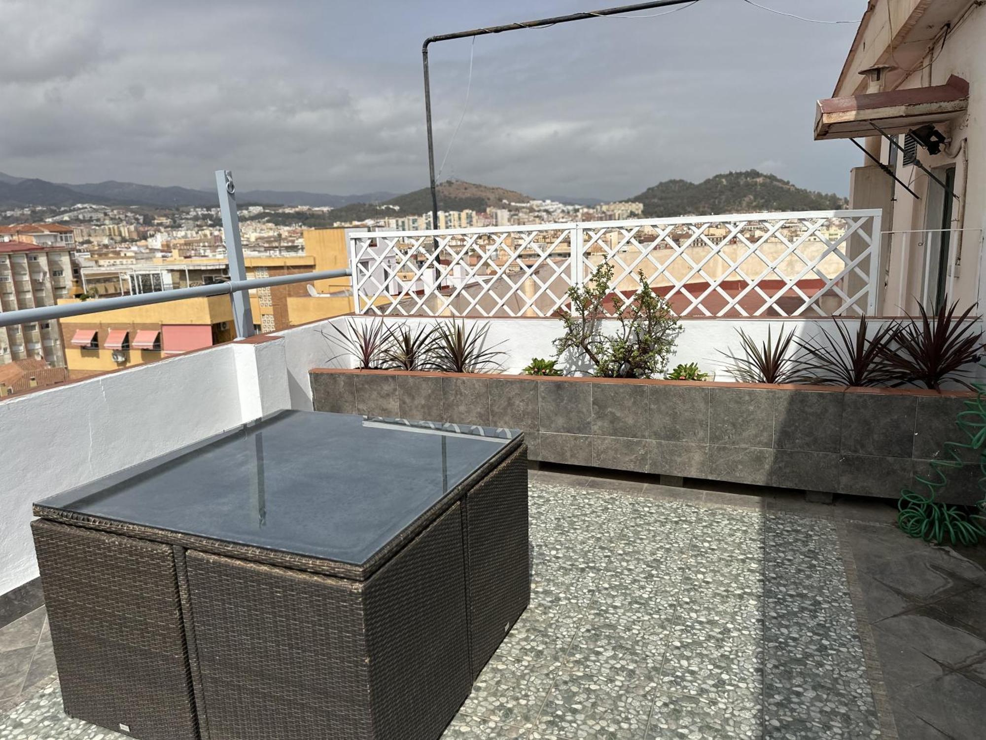 Apartmán Atico Plaza Bailen Malaga Centro Exteriér fotografie