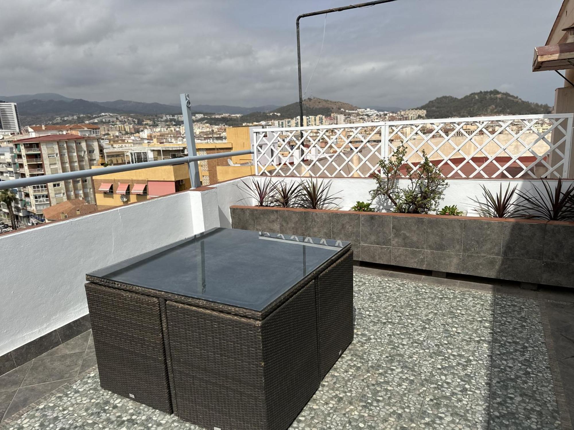 Apartmán Atico Plaza Bailen Malaga Centro Exteriér fotografie